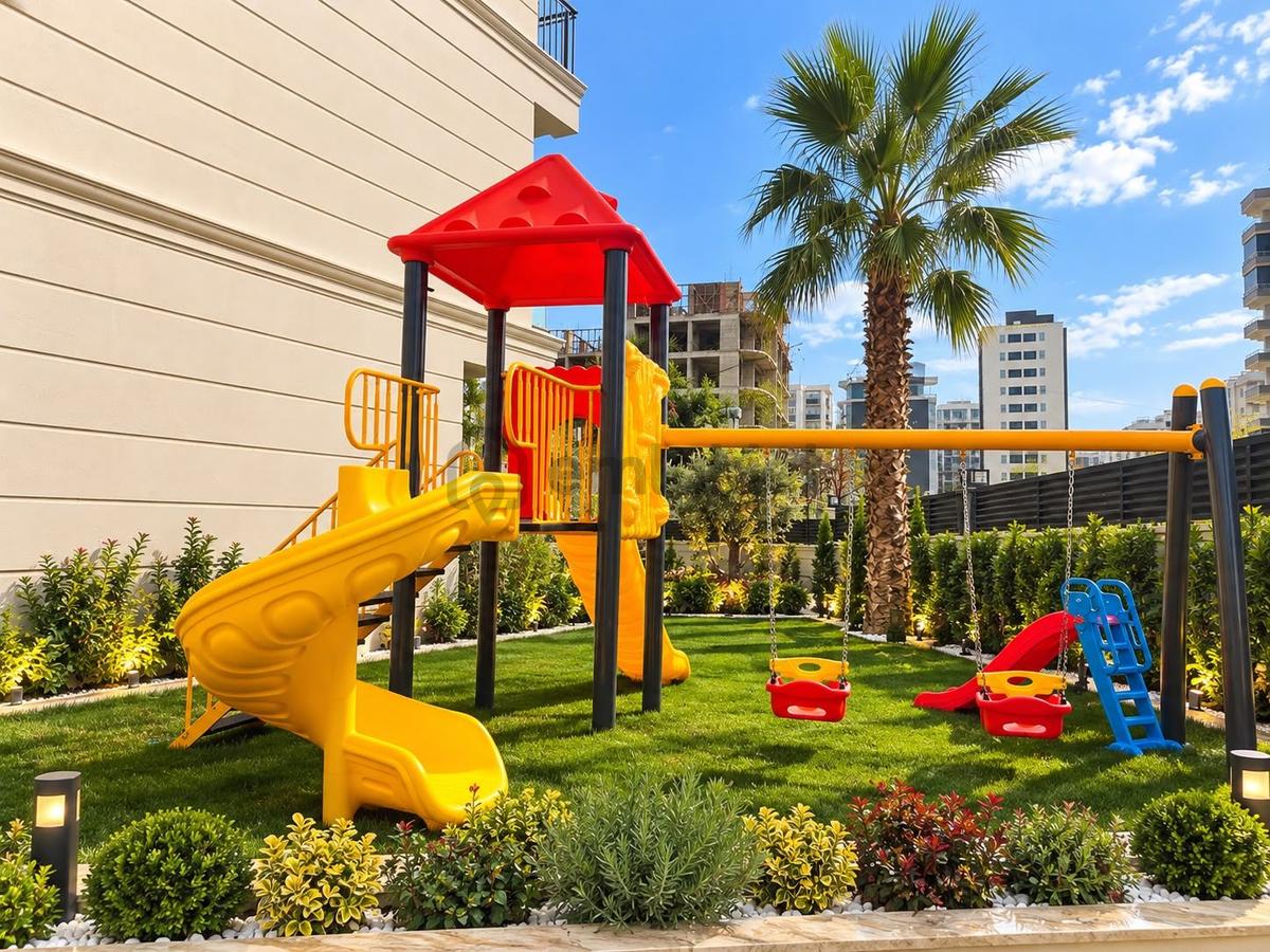 Alata'da Satılık Tripleks Villa, 4+1, 210m², Havuzlu - 24