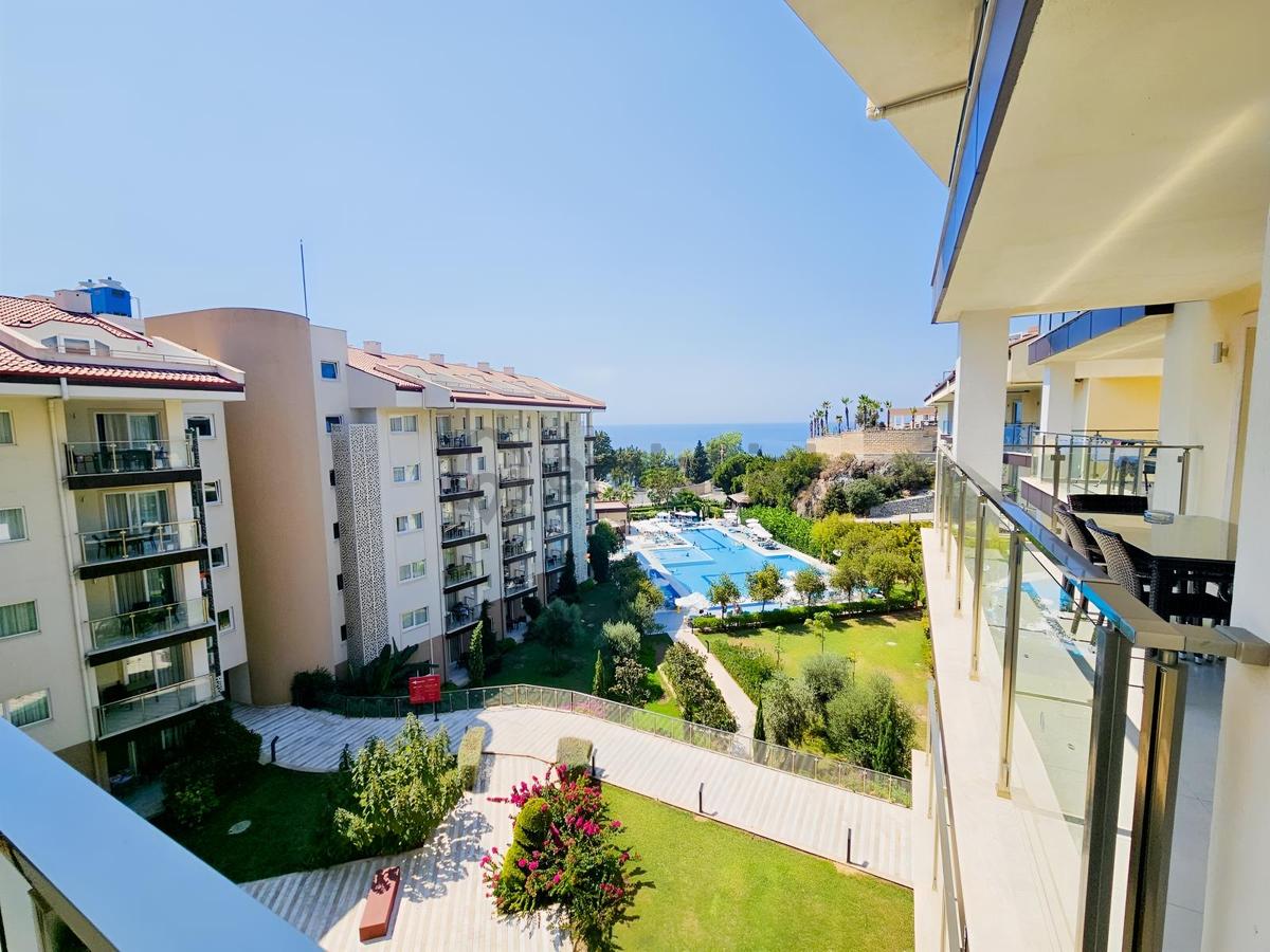 Kuşadası Ramada Resort'te Deniz Manzaralı 2+1 Daire - 16