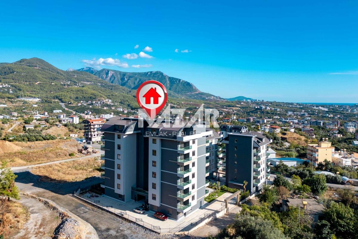 Alanya Çıplaklı’da Satılık Yeni 1+1 Daire 56 M2 - 4
