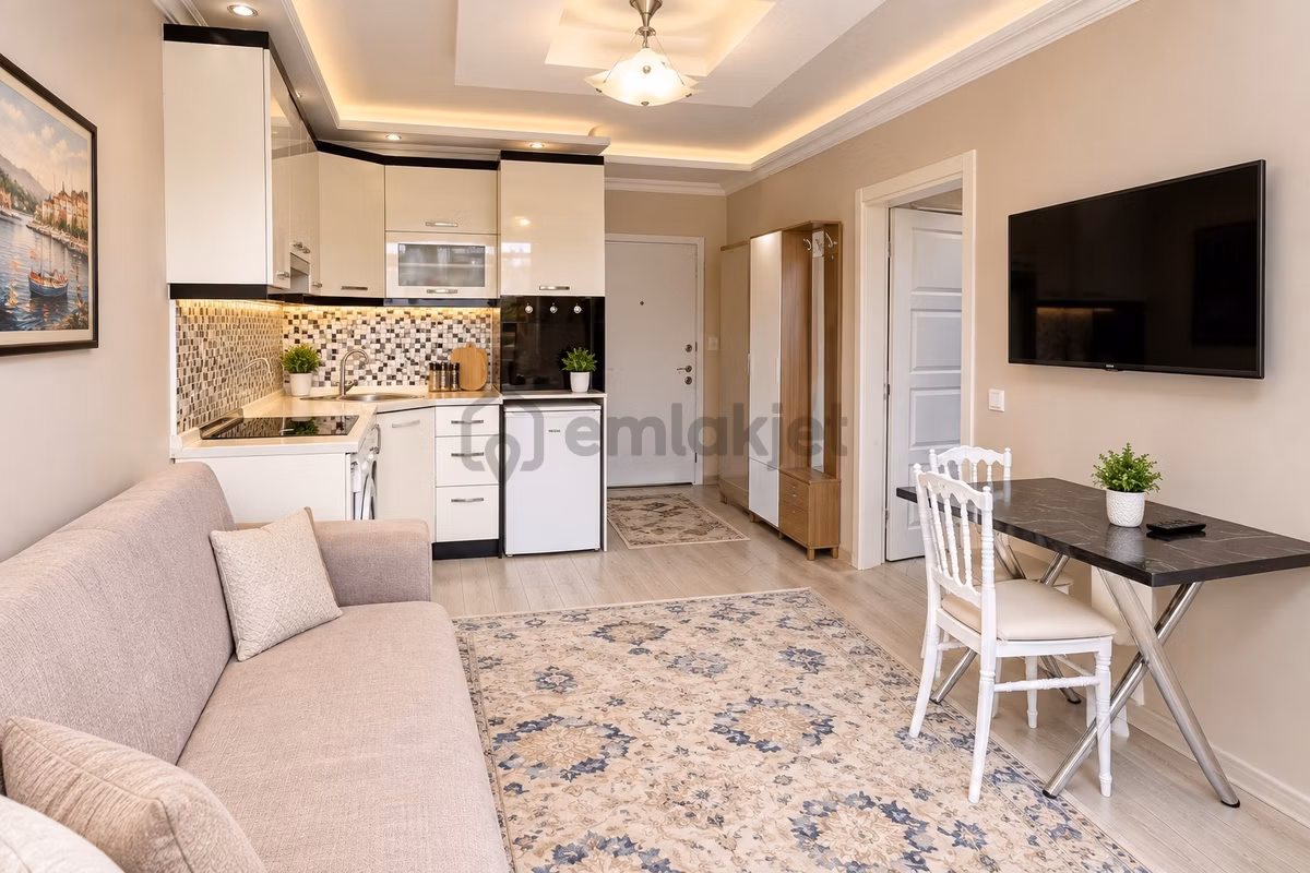 Plevne Mahallesi'nde Eşyalı 1+1 Kiralık Daire - 8