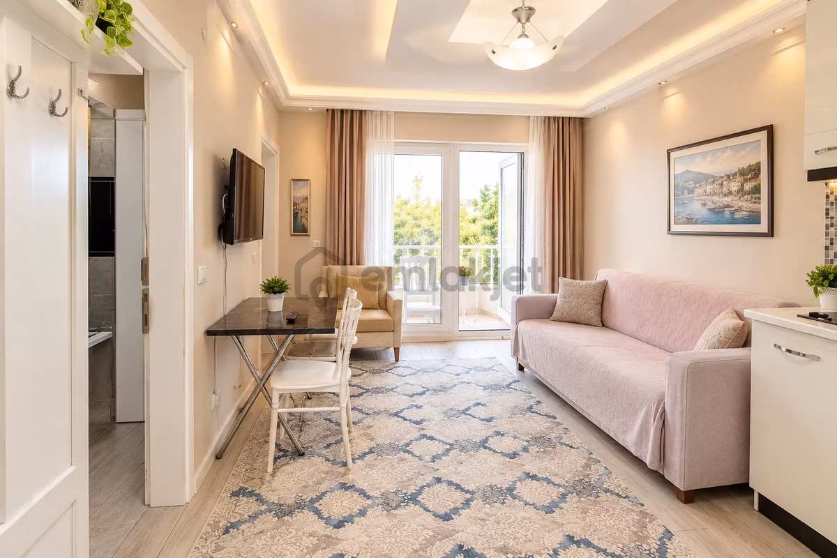 Plevne Mahallesi'nde Eşyalı 1+1 Kiralık Daire - 7