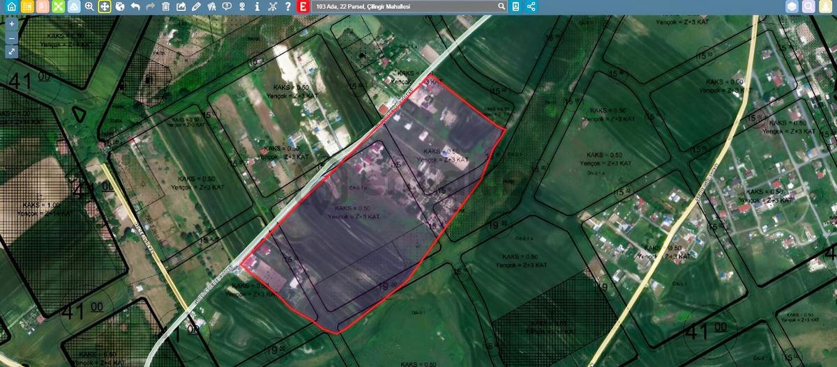 Çilingir Yenişehir İmar Planları İçerisinde Satılık 2080 M2 - 7