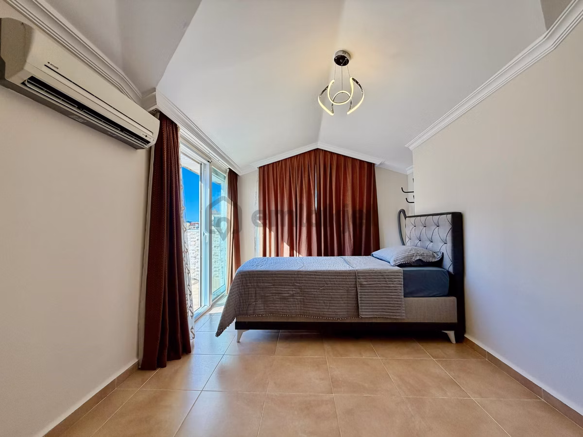 Alanya Obagöl 3+1 Denize 200 Metre Satılık Mobilyalı Penthouse - 20