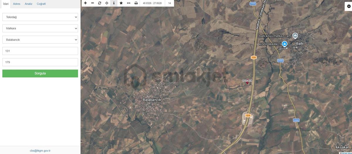 Malkara Balabancıkta Satılık Tarla - 3
