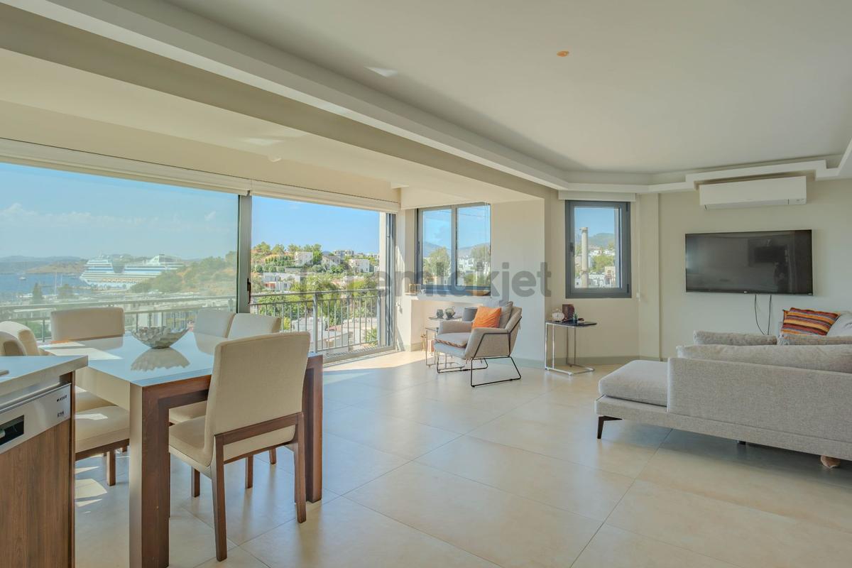 Bodrum Kumbahçe Satılık Deniz Manzaralı 2+1 Daire - 6