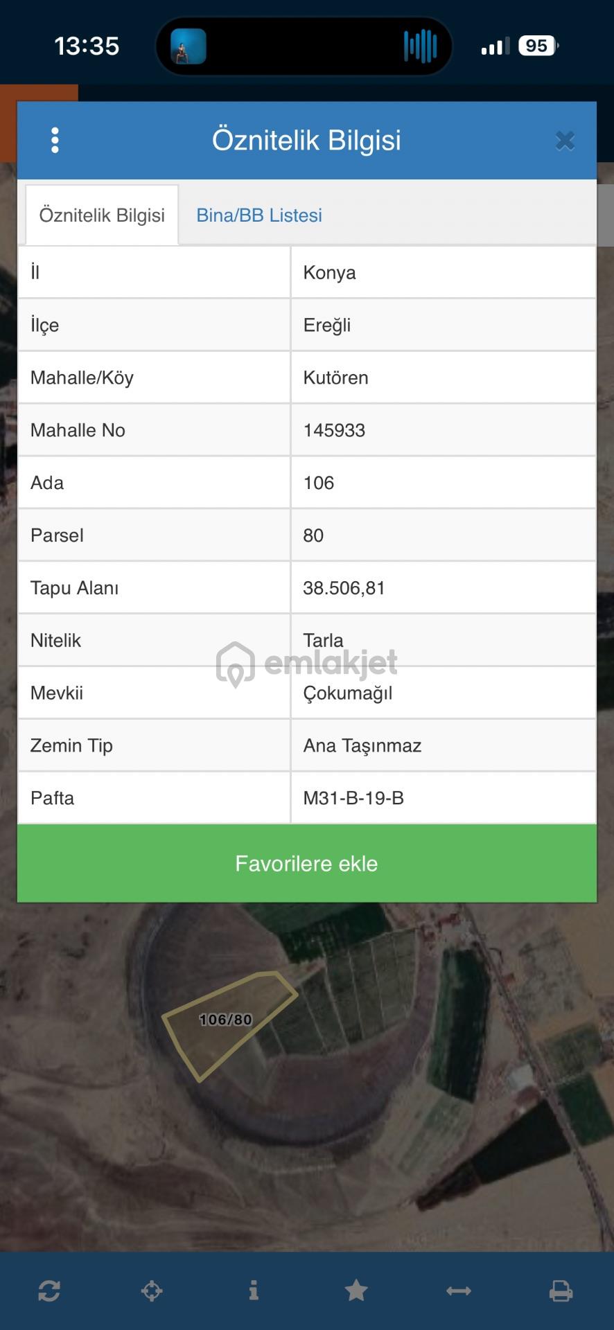 Sahibinden Konya Ereğli Kutören’de İmara Yakın Tarla - 2