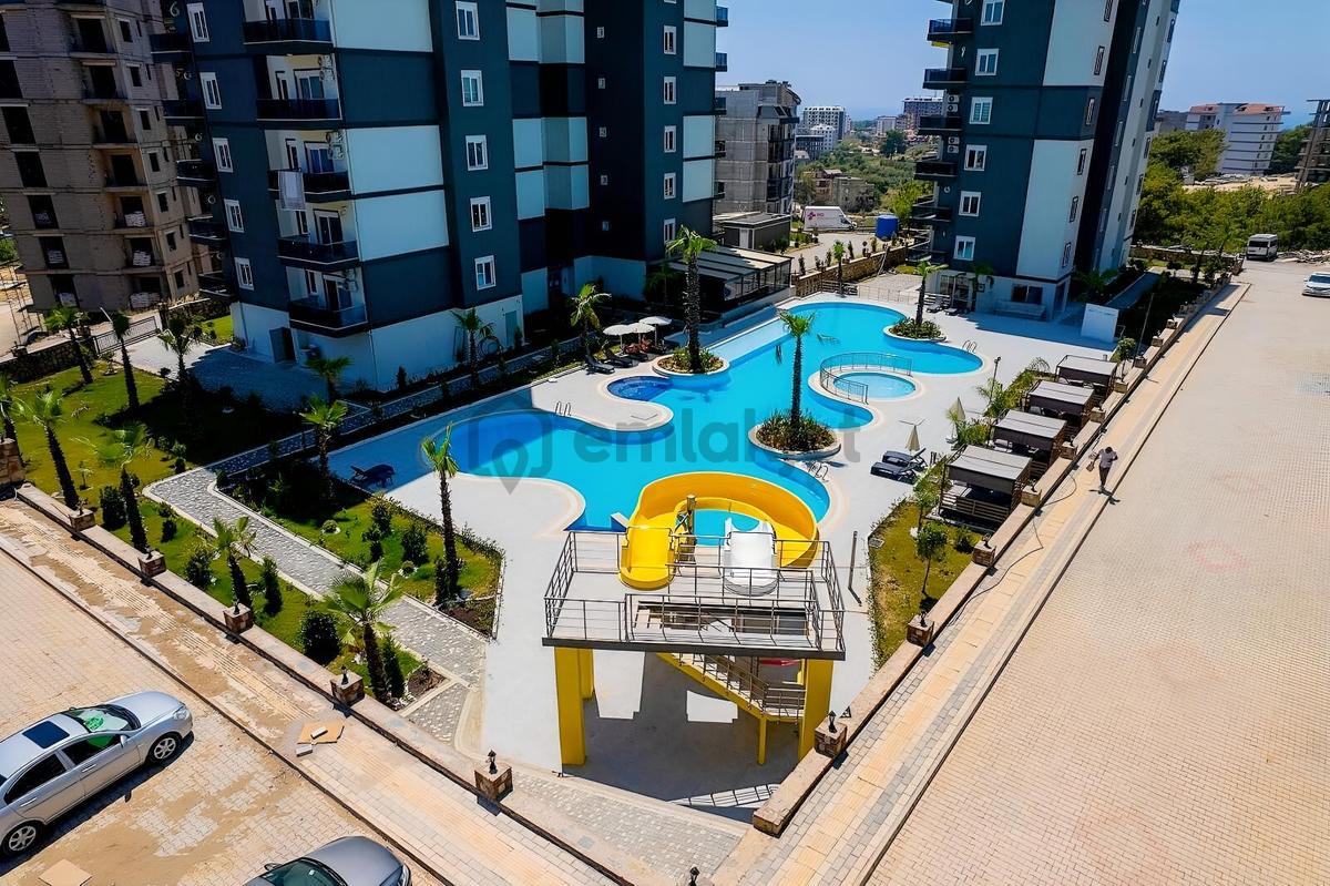 Avsallar Olive Paradiseta Deniz Manzaralı 3+1 | Tekce