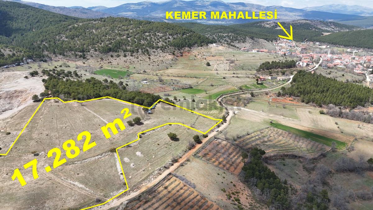 Doğanhisar Kemer Mahallesi'nde Satılık 17.282 M² Tarla - 3