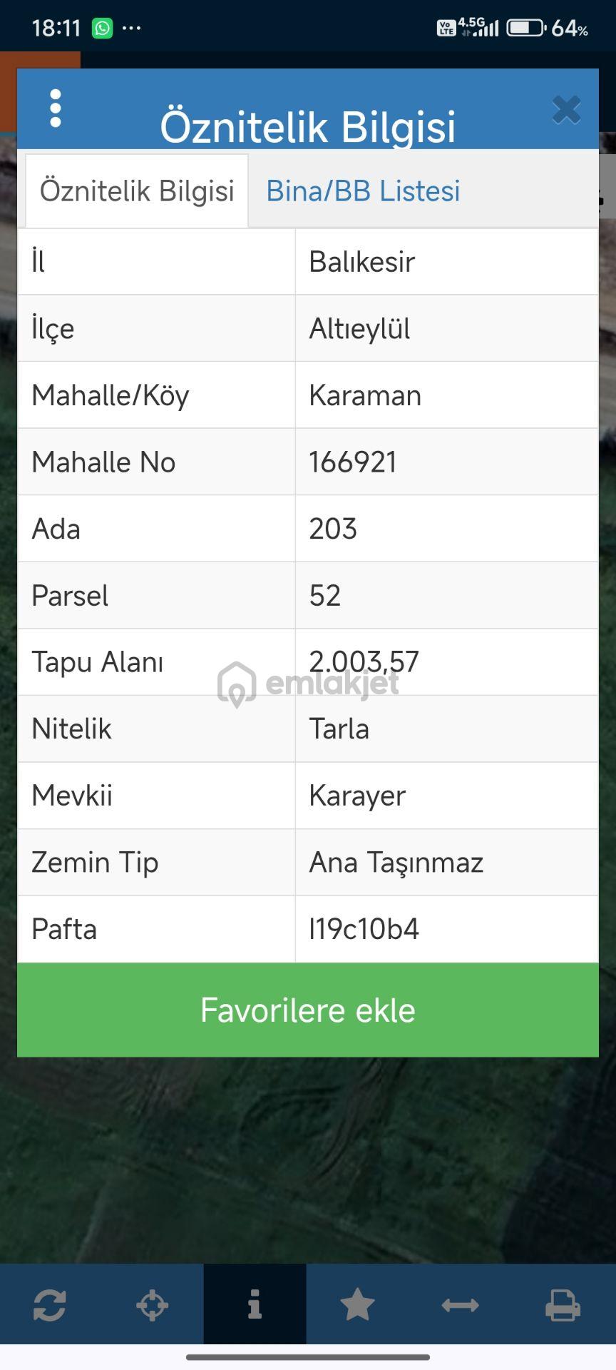 Balıkesir Altıeylül Karaman Da Satılık Tarla - 2