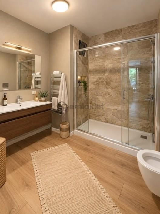 Asmalı Bahçeşehir Kiralık 3.5+1 Flat L Bahçeli Tek Kat Villa - 17
