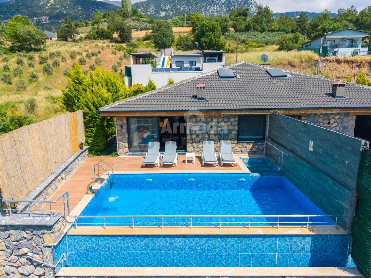 Muğla-yakaköyde 3+1 Satılık Taş Villa - 7