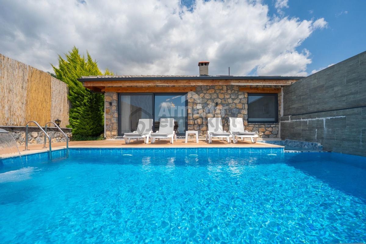 Muğla-yakaköyde 3+1 Satılık Taş Villa - 2