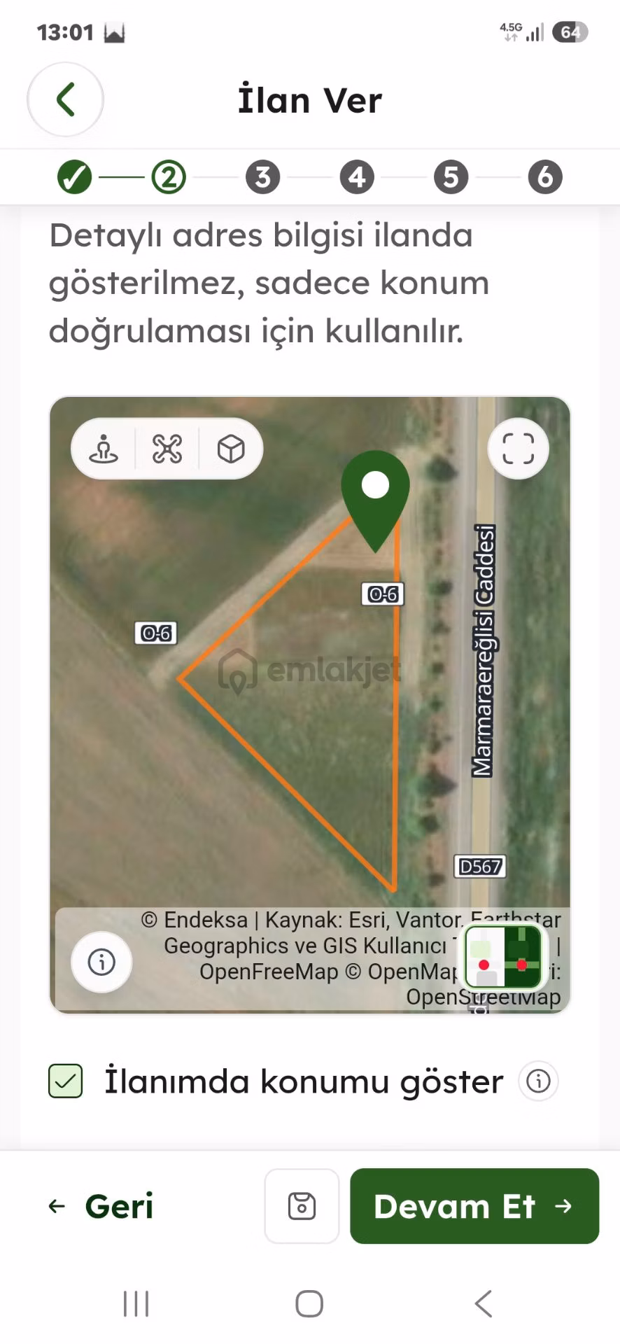 Çorlu Seymende 386m2 Parsel