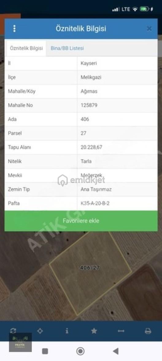 Ağırnas Merkeze Yakın Satlık Tarla - 7