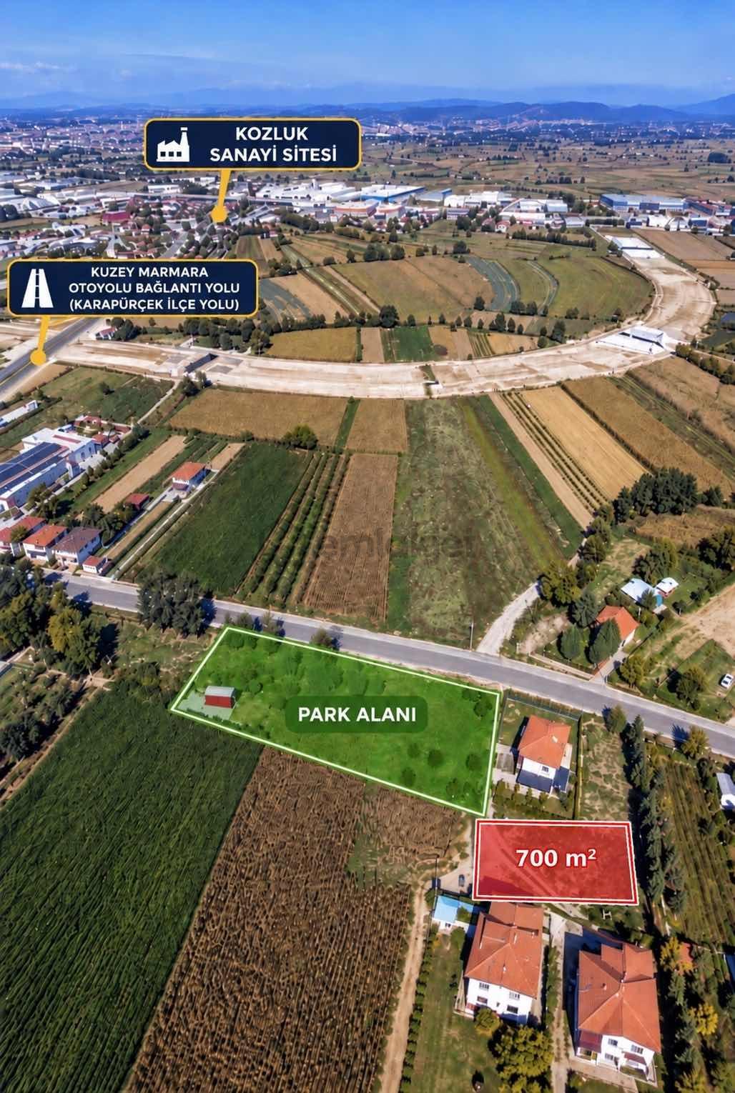 Söğüt Caddesinde Satılık 700 M2 Arsa - 5