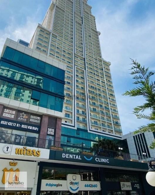 Aris Grand Tower'da - Satılık Teraslı - Büyük M2 - 1+1 Daire - 7