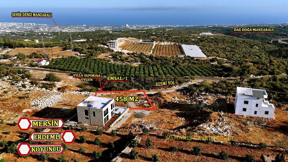 Erdemli Koyuncu Mahallesin De 458 M2 Arsa - 10