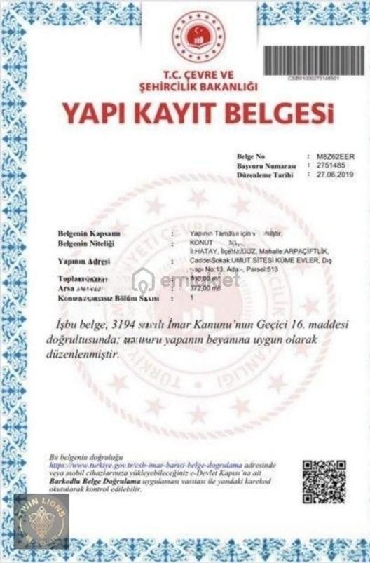 Arsuz Arpaçiftlik'te Satılık 372m² Konut İmarlı Arsa - 11