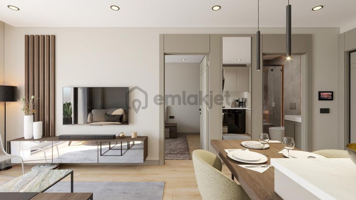 Otel Konseptli Sitede Lüks 1+1 Daireler - 8
