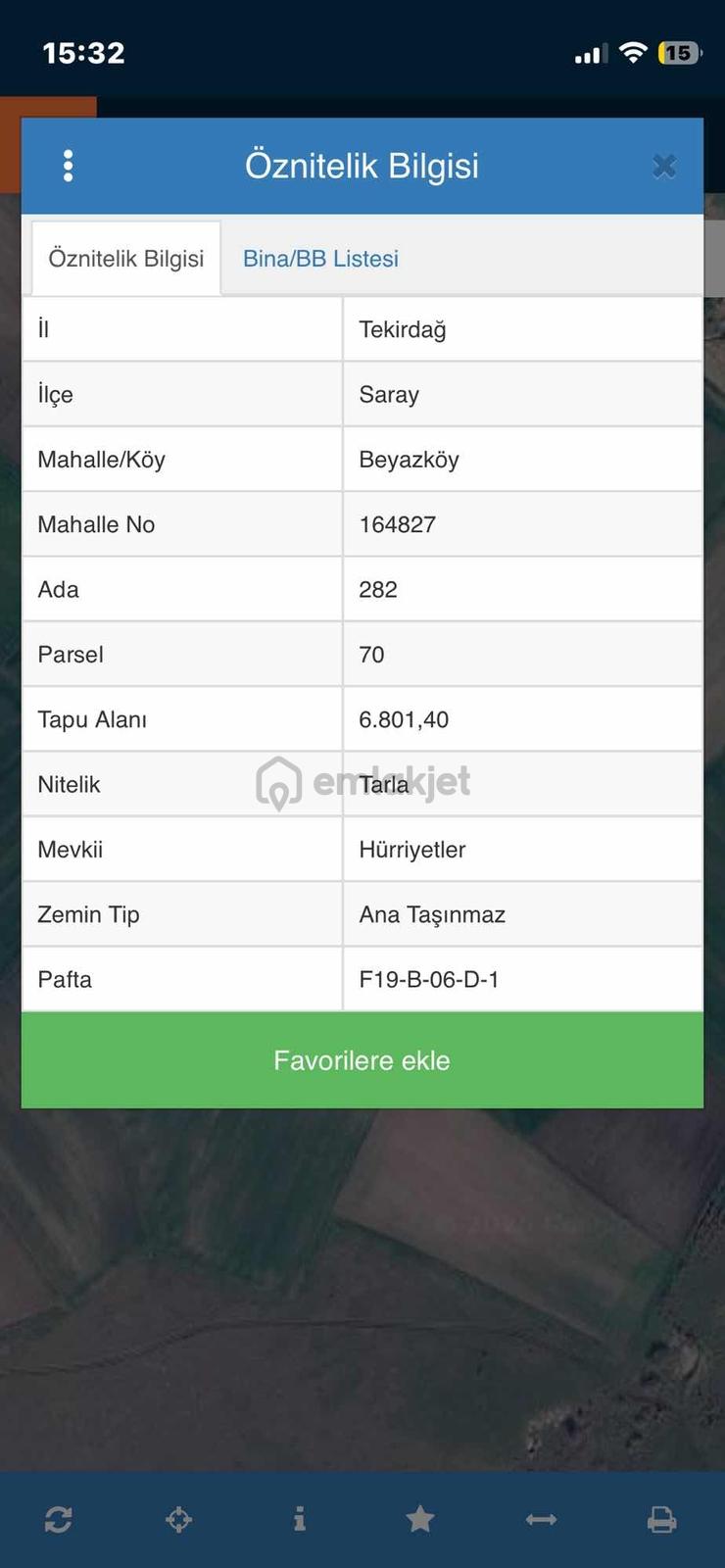 Tekirdağ Saray Beyazköy Yola Sıfır