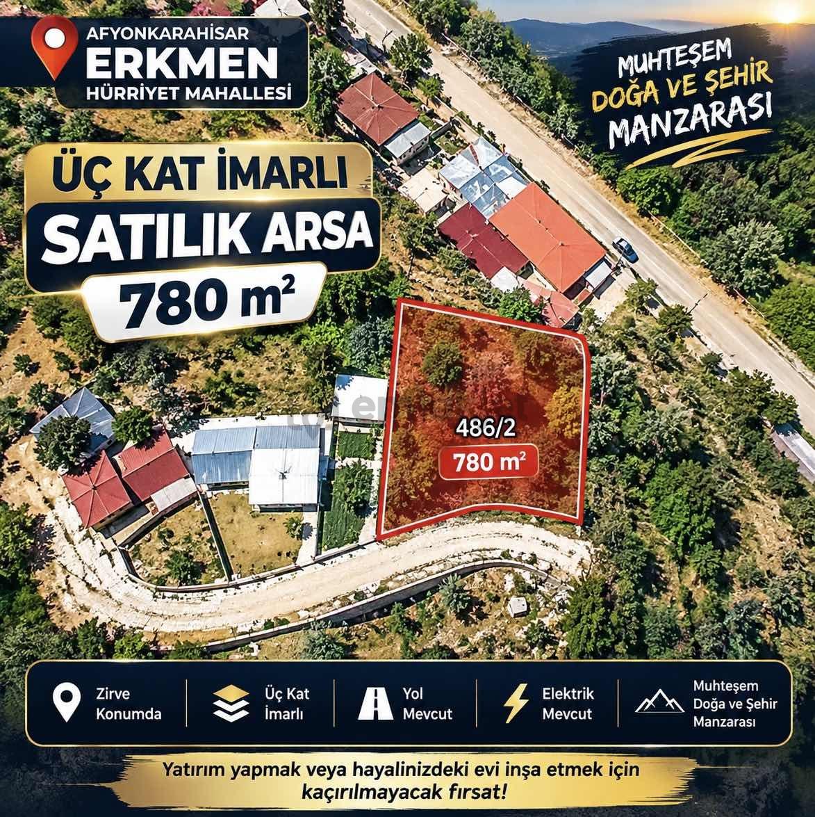 Erkmen De Üç Kat İmarlı Kupon Arsa - 4