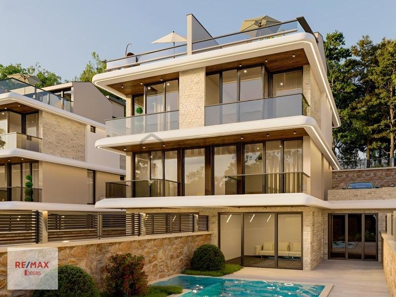 Kaş Kalkanda Deniz Manzaralı, 4+1 Villa | Projeden Satış - 10