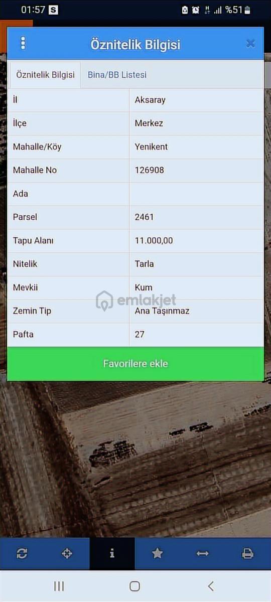 Aksaray Eymen Emlaktan Satlik 22 Donum Tarla - 3