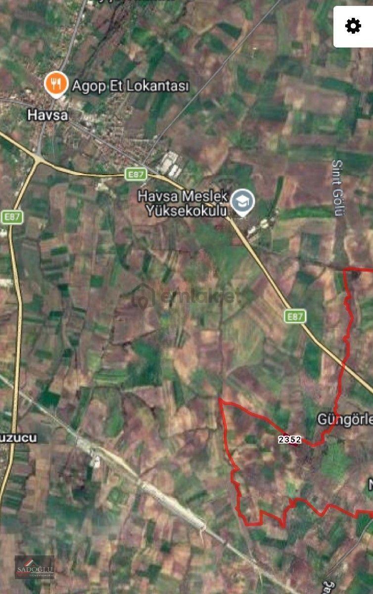 Havsa Necatiye'de 11.600 M2 Satılık - 3