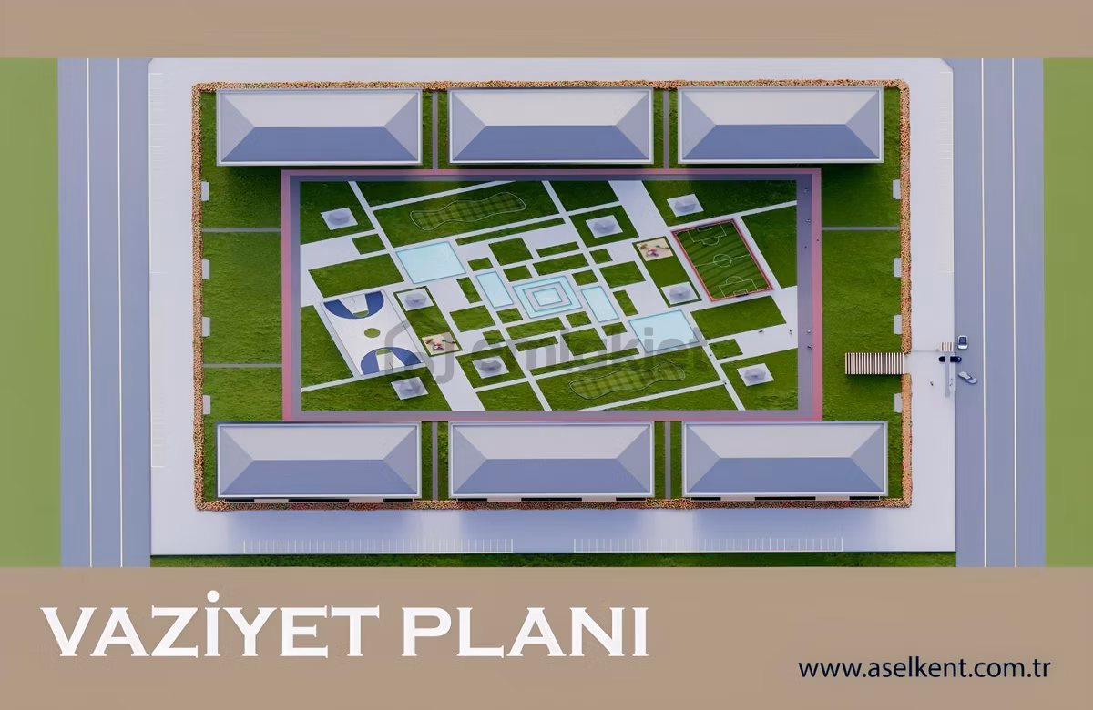 Aşağıpınarbaşı Mh Aselkent Konutları Satılık 2+1 114m2 Boş Hisse