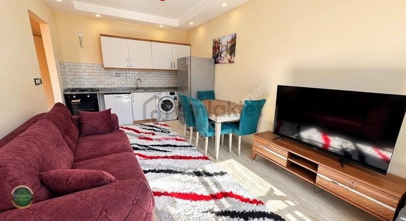 Alanya Mahmutlarda Satılık Havuzlu, Eşyalı, 1+1 Daire - 5