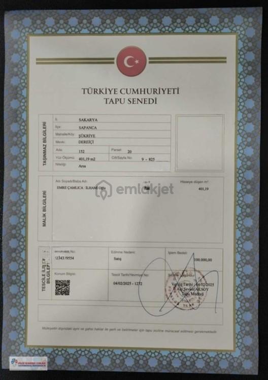 Sapanca Şükriyede Doğa İle İç İçe İmarlı Arsa - 9