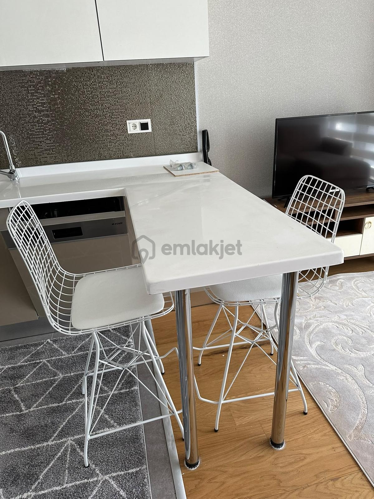 Elmar Tower'da Eşyalı Kiracılı 1+1 Daire - 4