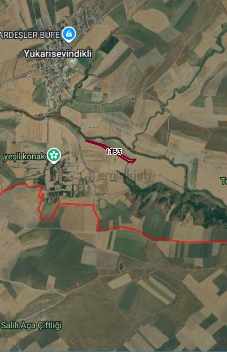 Tekirdağ Muratlı Yukarısevindikli Mahallesinde Satılık 1890 M2 Hisse. - 2