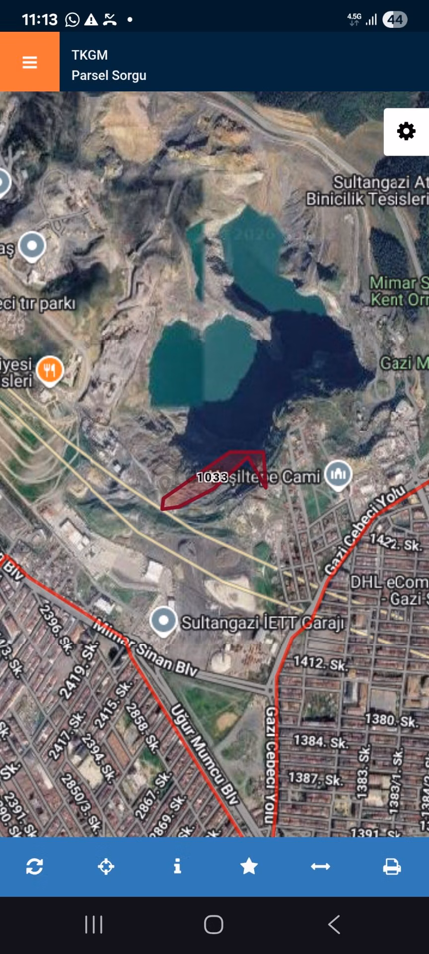 Sultangazi Cebeci'de Yatırımlık Arsa