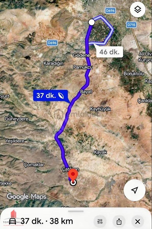 Akören Yoluna Cepheli 7334m2 Satılık Tarla - 4