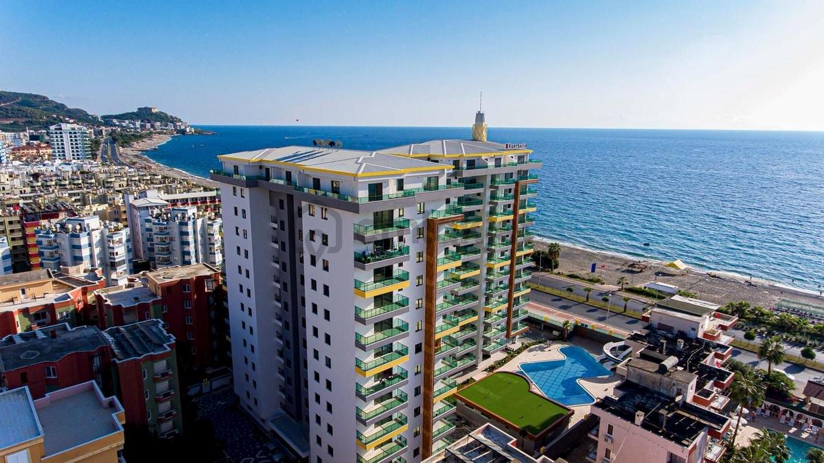 Alanya Mahmutlarda Denize İlk Sitede Deniz Manzaralı 2+1 Daire - 19