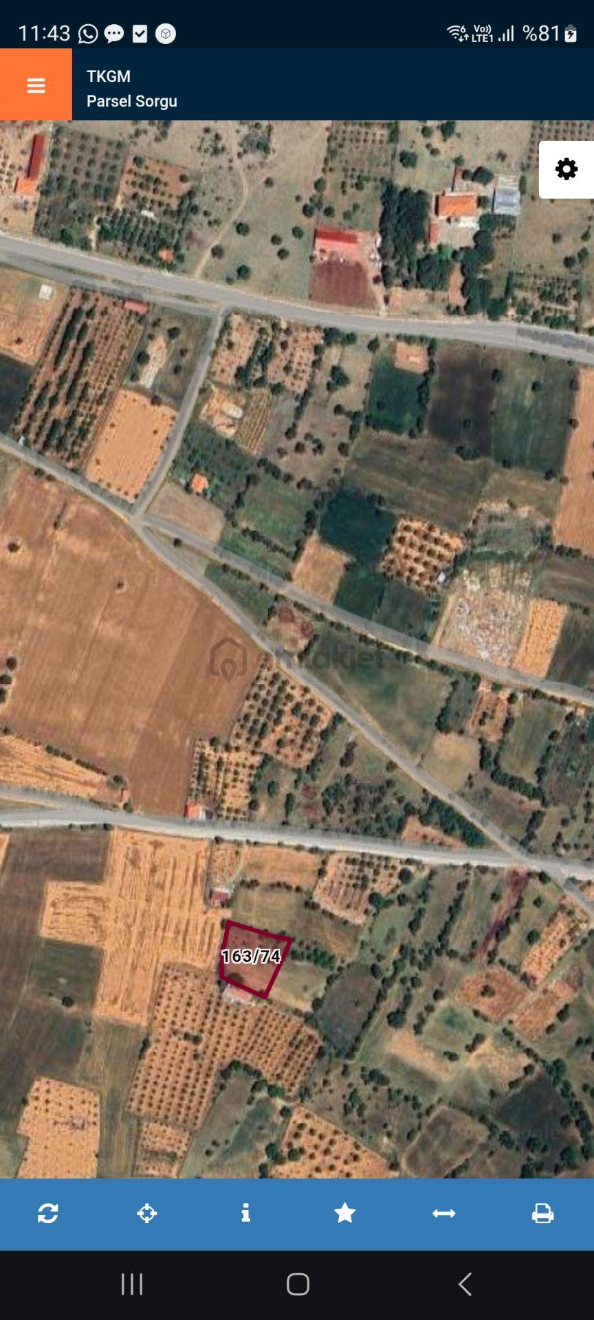 Tavas Pınarlar'da Satılık 1427 M² Fırsat Bağ