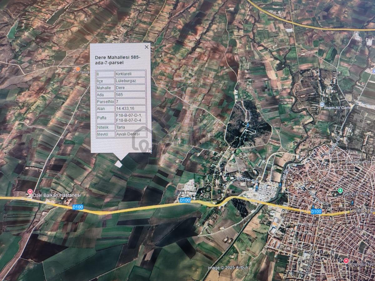Redstone Lüleburgaz Dere Mh. 14.433 M² Satılık Tarla - 6