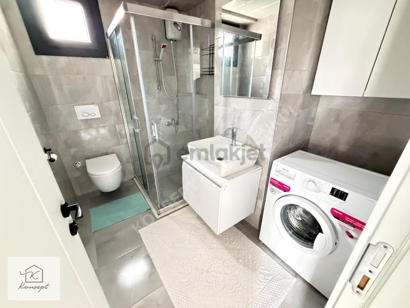 Konsept'den Site İçi Lüks Arakat Eşyalı Satılık 1+1 Daire - 15