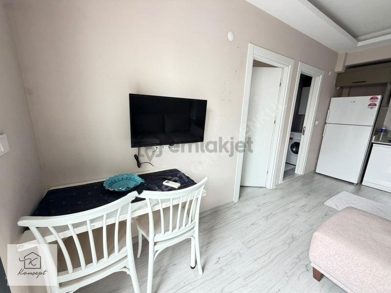 Konsept'den Site İçi Lüks Arakat Eşyalı Satılık 1+1 Daire - 9