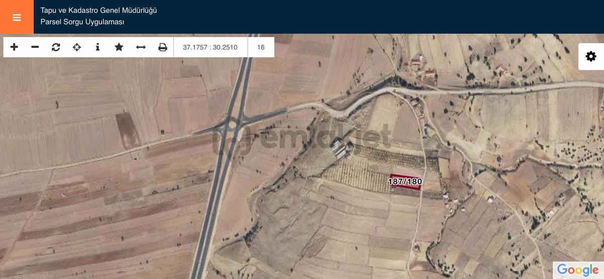 Korkuteli Yelten'de 2391 M2 Yolu Olan Satılık Tarla - 4