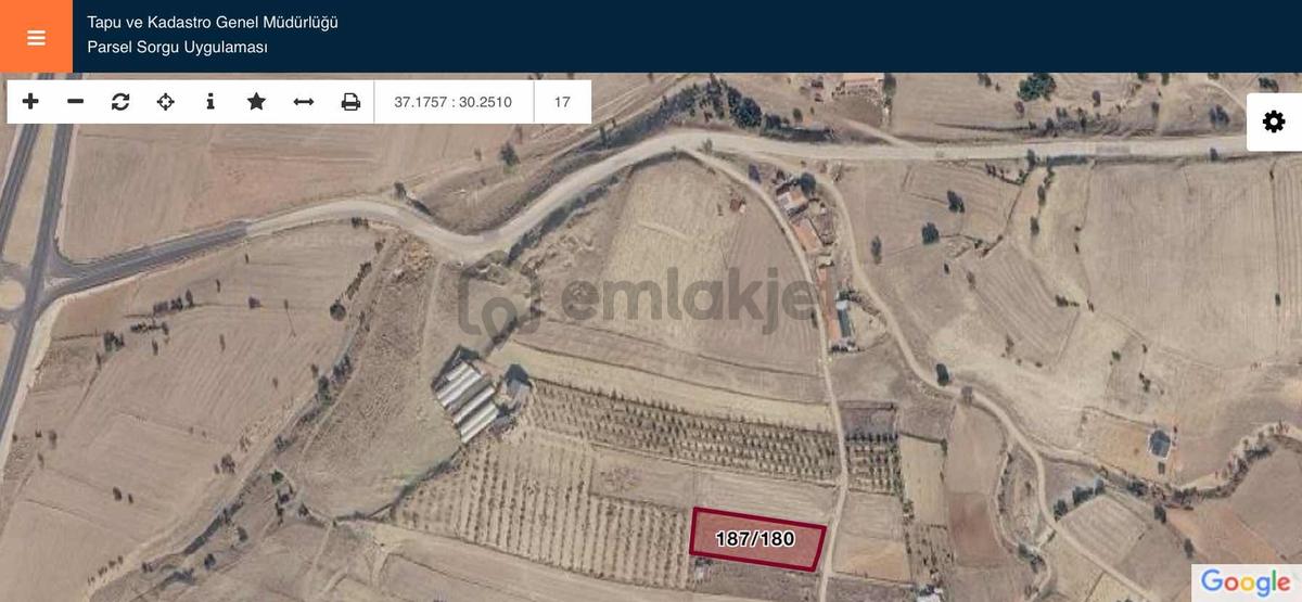 Korkuteli Yelten'de 2391 M2 Yolu Olan Satılık Tarla - 3