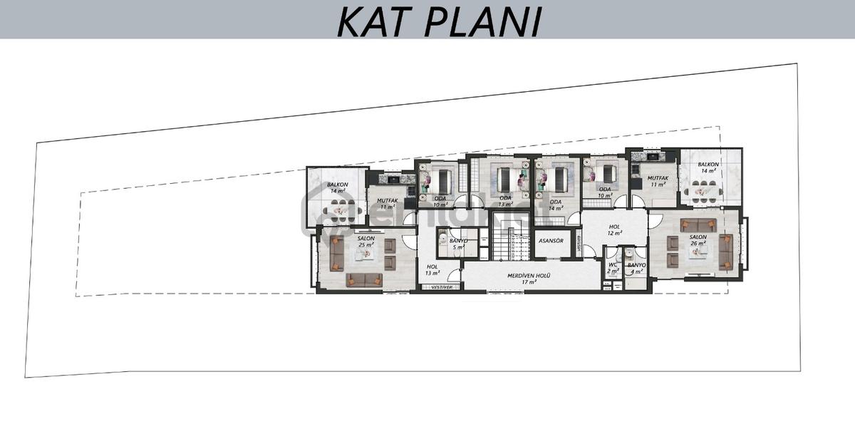 Mabel'den / Yüksek Giriş / Adacık Sıfır Daire - 22