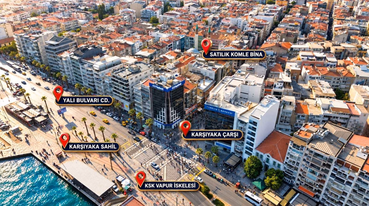 Karşıyaka Donanmacı’da 6 Katlı, Müstakil Parselde Satılık Komple Ticari Bina - 3