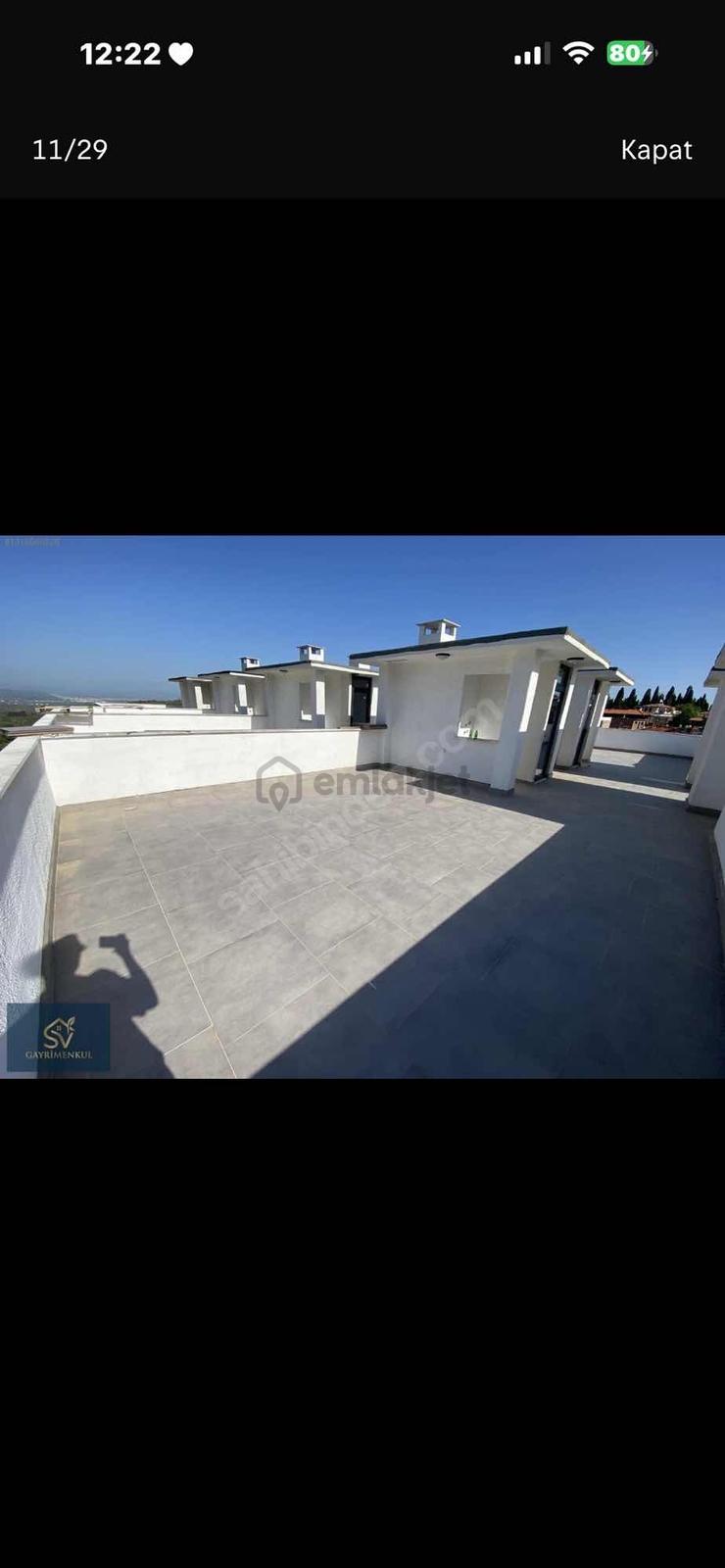 Sv 'den 1+1 Teraslı Köy İçinde Kiralık - 9