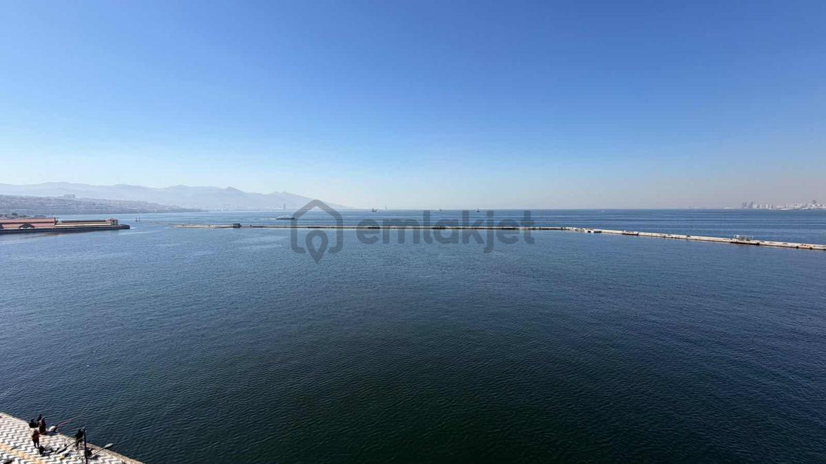 Alsancak Pasaport'ta Full Deniz Manzaralı 155 M2 Net Ofis