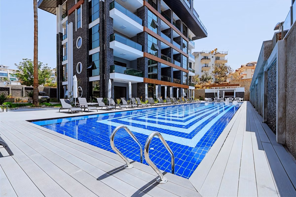 Oba Royal Gardenda Lüks 2+1 Full Aktiviteli Lüks Eşyalı