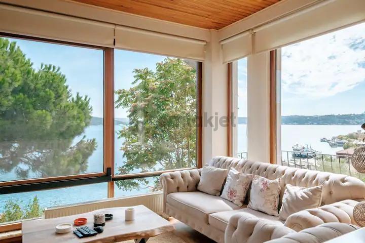 Sarıyerde Kesintisiz Boğaz Manzaralı 4+2 Müştemilatlı Villa - 5