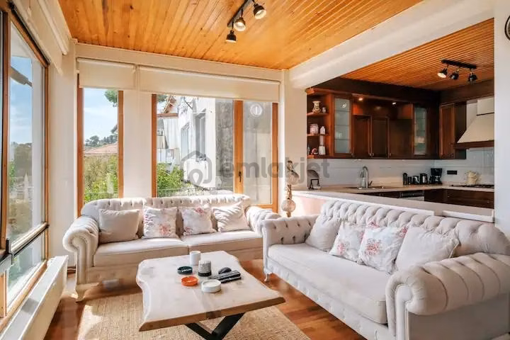 Sarıyerde Kesintisiz Boğaz Manzaralı 4+2 Müştemilatlı Villa - 6