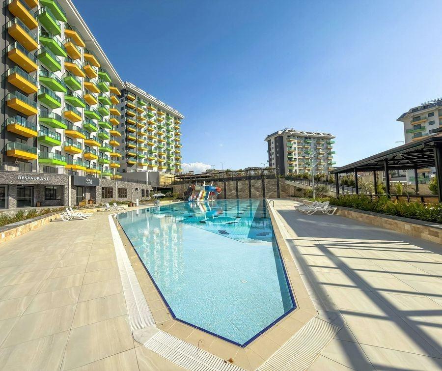 Alanya Avsallarda Muhteşem Residanceda Sıfır 1+1 Satılık Daire - 13